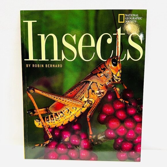 INSECTS Book By Robin Bernard National Geographic Society Paperback Brand New - Picture 1 of 2